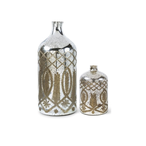 Mercury Jugs w/ Gold Design, 2 Sizes