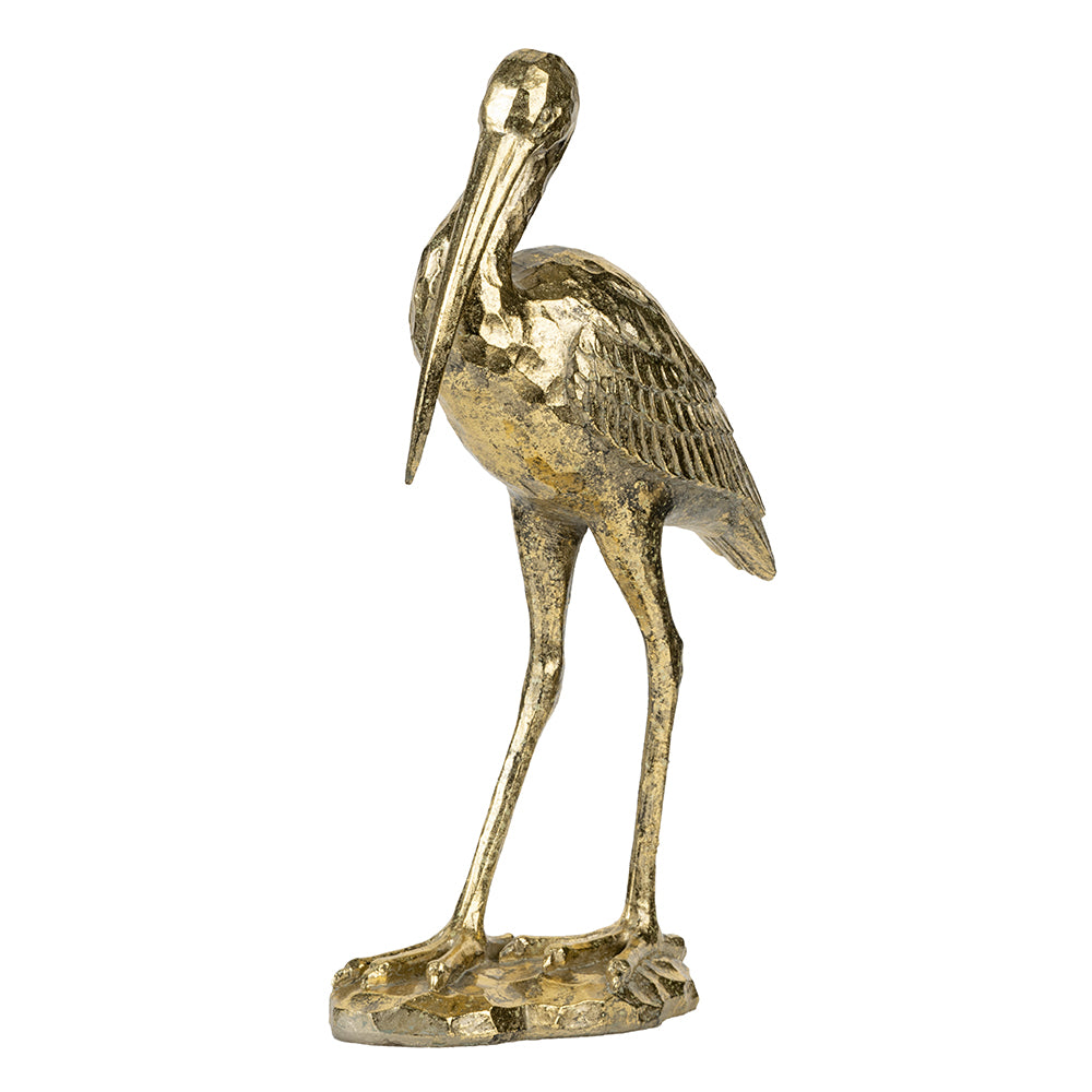 Standing Antique Gold Figurine