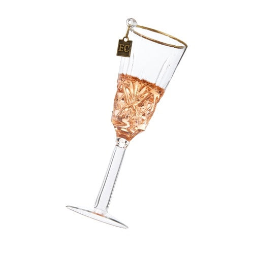 Pink Champagne Ornament