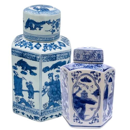 Chinoiserie Jar, 2 Size Options