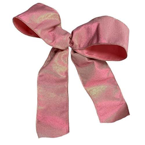 Metallic Pink Ribbon - Bow