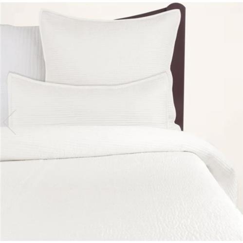 Cream Silk Coverlet - Queen