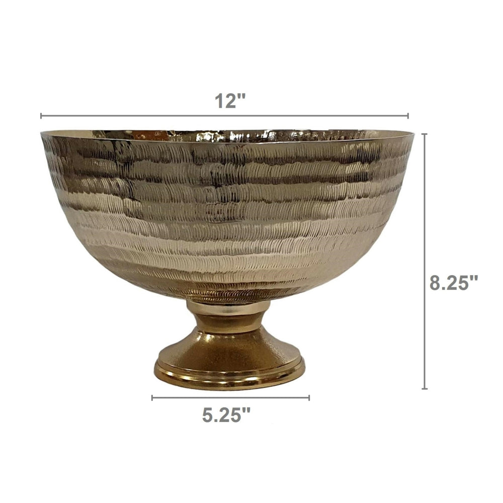 Gold Decorative Pedestal Bowl