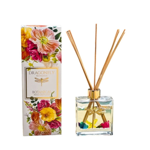 Dragonfly Fragrances Botanical Reed Diffuser - Pear + Water Lily