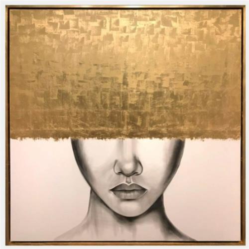 Gold Woman Painting