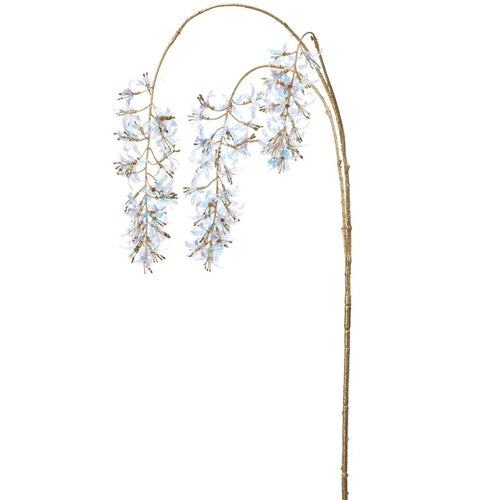 Hanging Artificial Citrus Flower Stem - Iridescent, 41" H