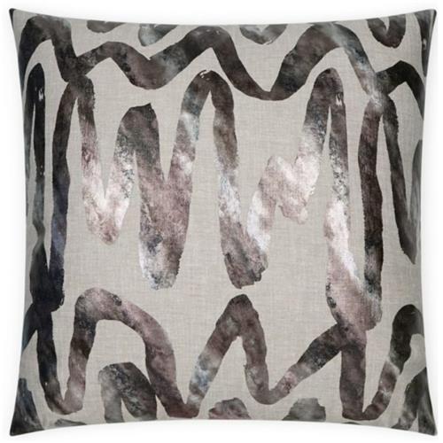 Pewter Textured Pillow - 24 x 24