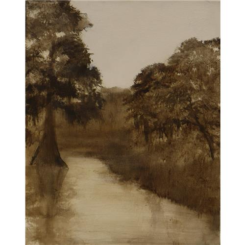 Original Brown Sepia Swamp Three - 16" x 20"