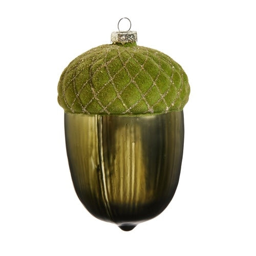 Green Acorn Ornament