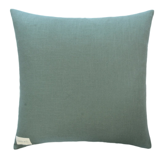 Soft Sage Linen Blend Throw Pillow