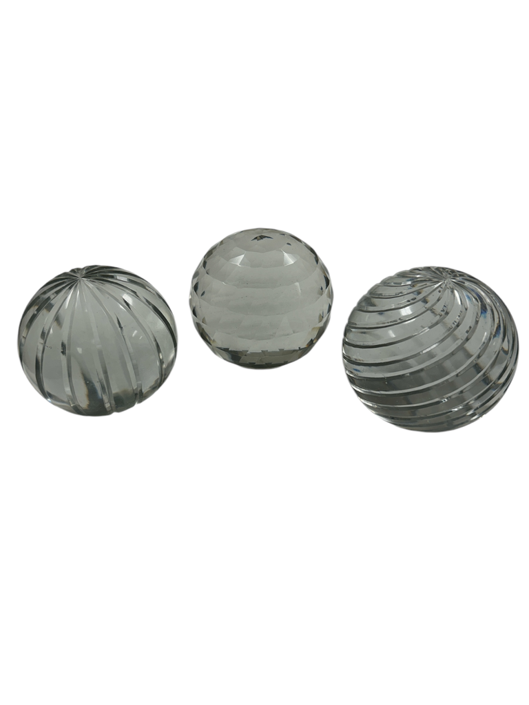 Cut Crystal Orb, 3 Design Options