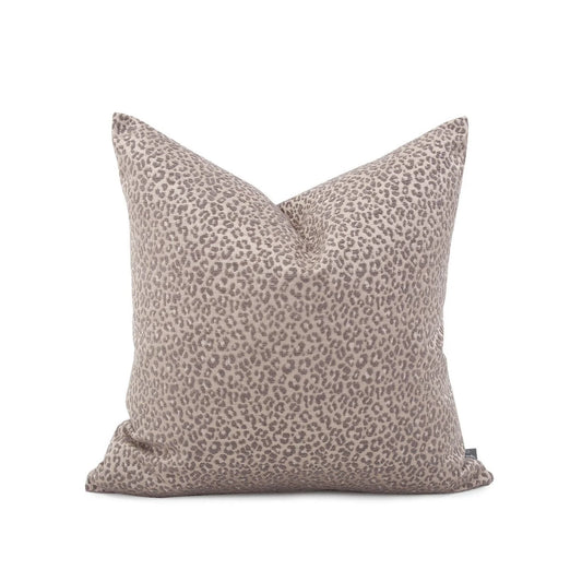 The Lynx Taupe Pillow - 24" x 24"