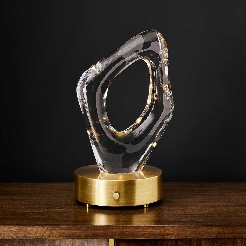 Lighted Plateau Lamp - Round
