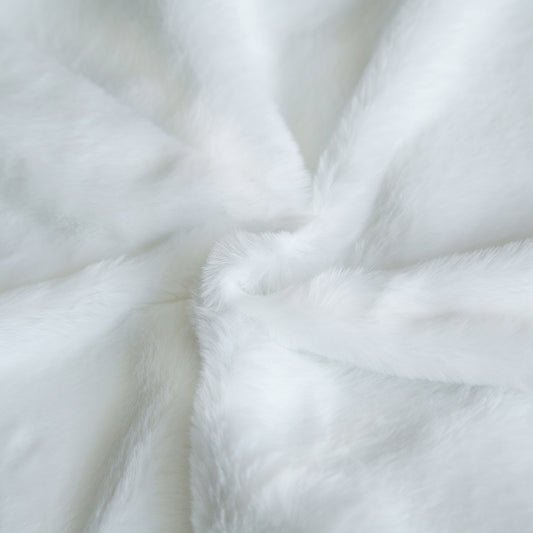 Faux Fur Tree Skirt - White