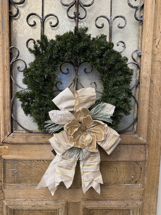 Custom - Gold Magnolia Wreath