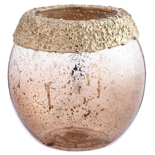 Vase - Gold Glass