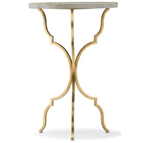 Round Gold Table – Britt Hill Interiors