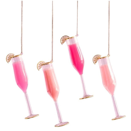 Ornament - Champagne Cocktail, 4 Color Options