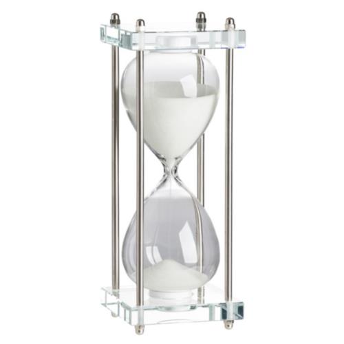 Glass and Crystal Hourglass