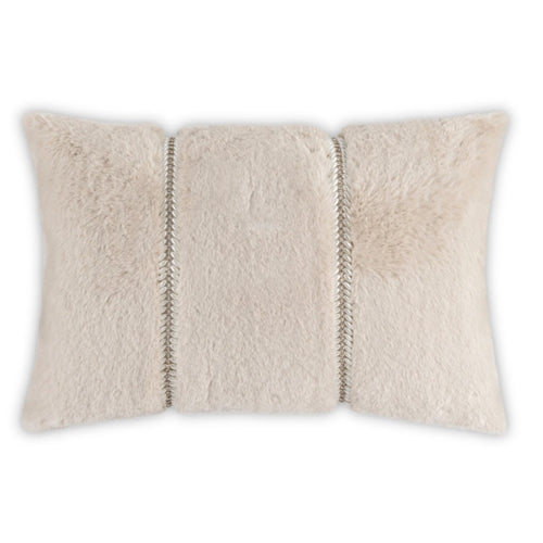 Lux Beige Fur Pillow