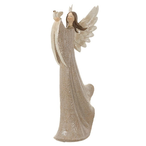 Praying Angel with Bird