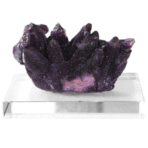 Amethyst Cluster on Crystal Base