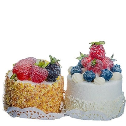 Faux Fruit Cakes, 2 Style Options