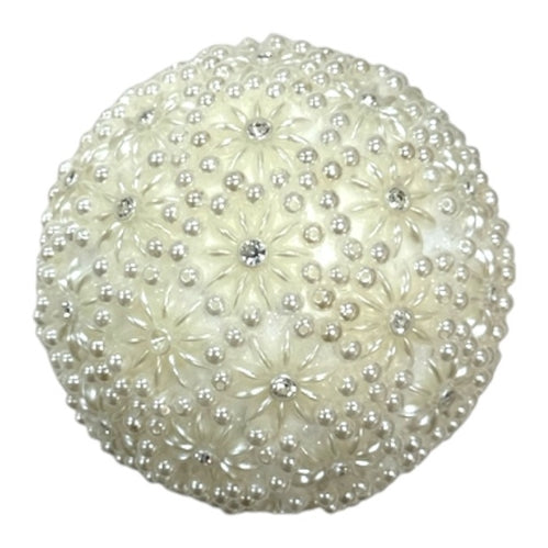 Jewel Pearl Ball Ornament