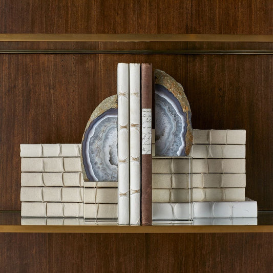 Agate Bookends, S/2