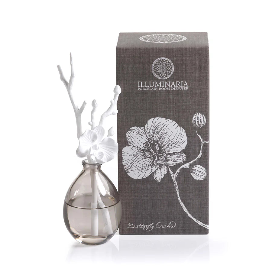 Porcelain Branch Diffuser - Butterfly Orchid