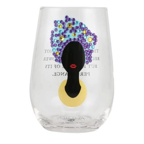 Stemless Bedazzled Wine Glass