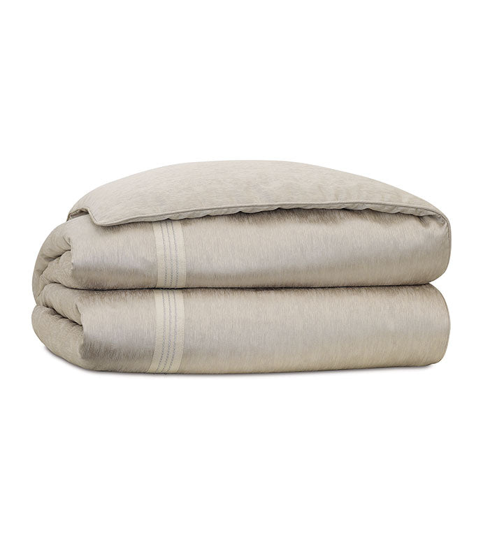 Woven Comforter with Tape Detail - King