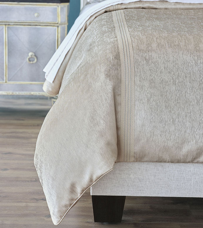 Woven Comforter with Tape Detail - King