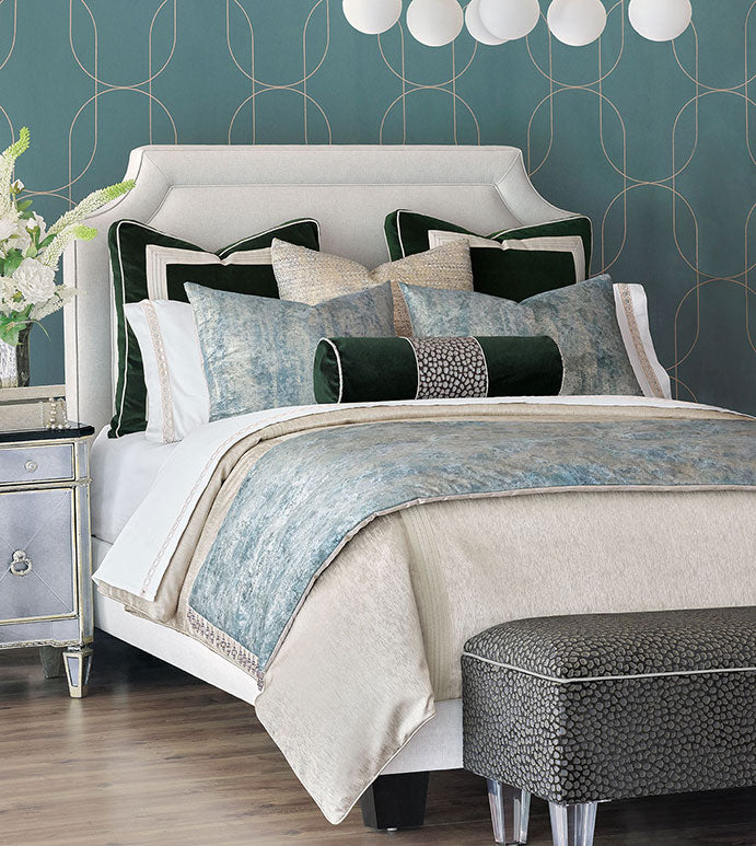 Woven Comforter with Tape Detail - King