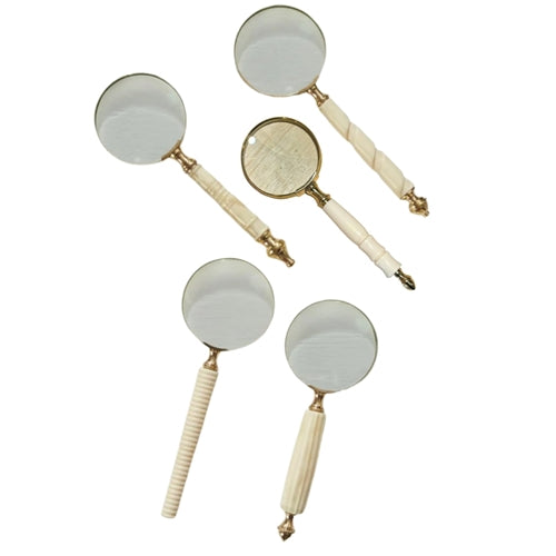 Ivory Handle Magnifiers, 5 Styles