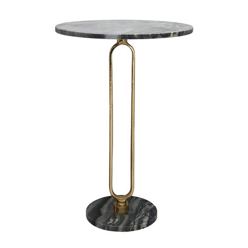 Black Marble Accent Table