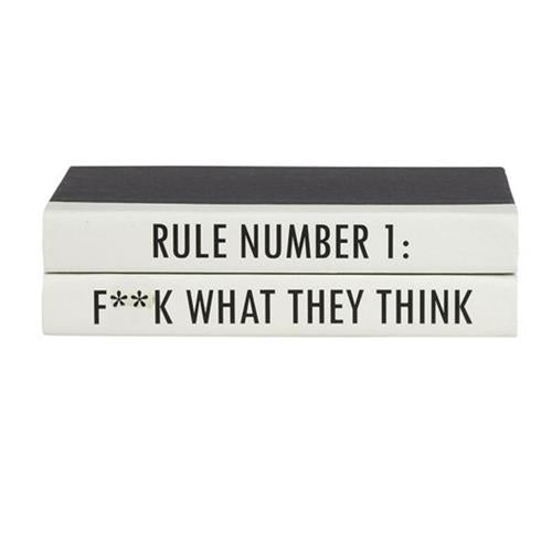 Rule Number One Book