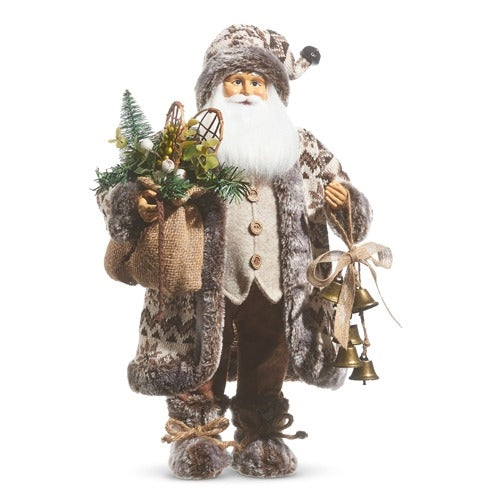 Santa Figurine - Woodland