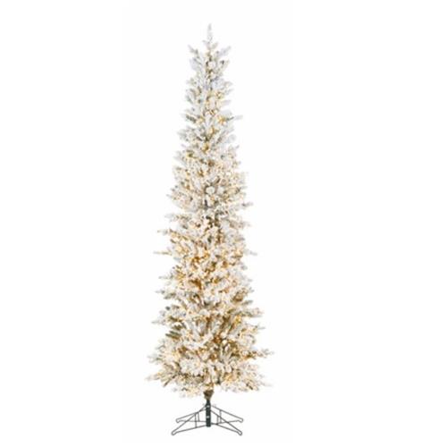 7.5' Slim Flocked Tree