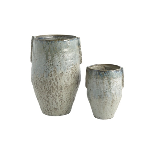 Seafoam Ceramic Pots, 2 Size Options