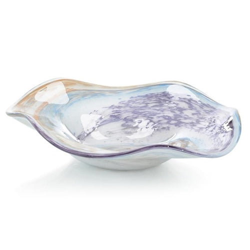 Confetti Swirl Hand-Blown Glass Bowl