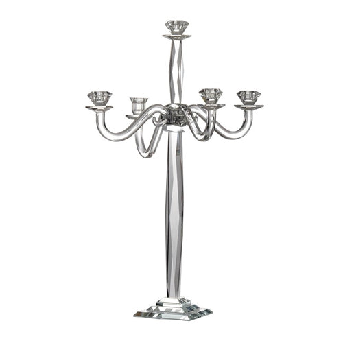 Candelabra - 5-Candle Obelix Crystal