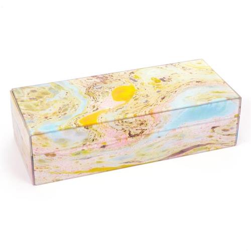 Watercolor Glass Box