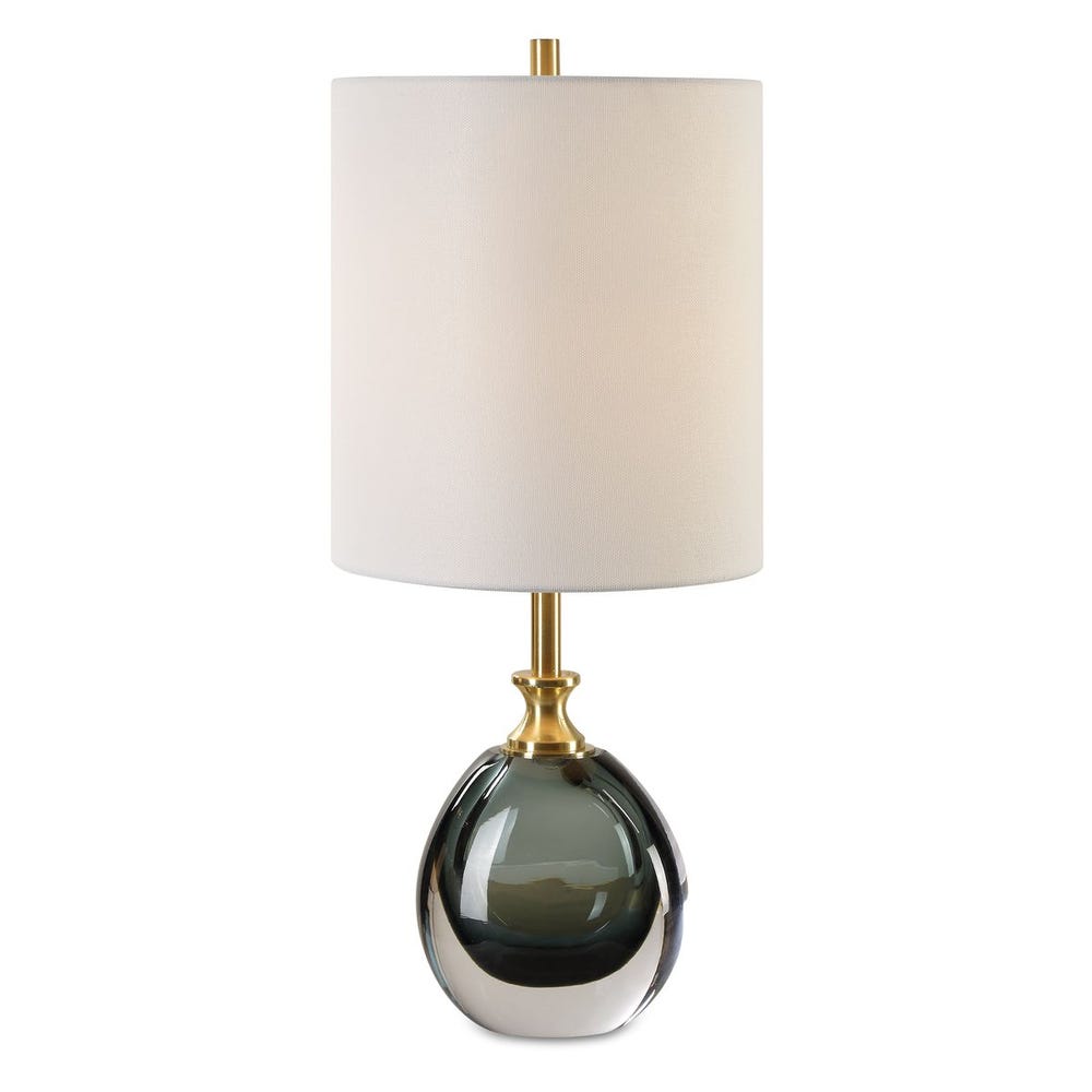 Smoky Glass Buffet Lamp