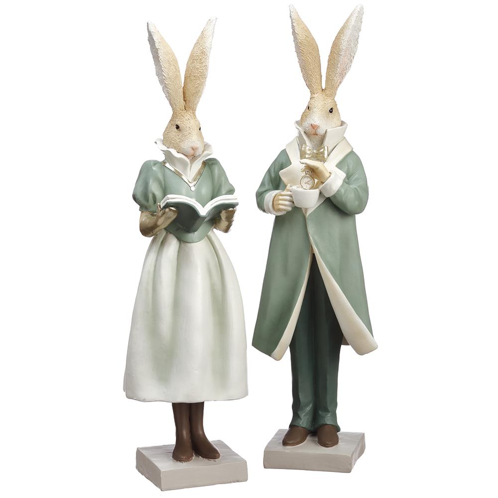 Tea Time Bunnies - Set of 2