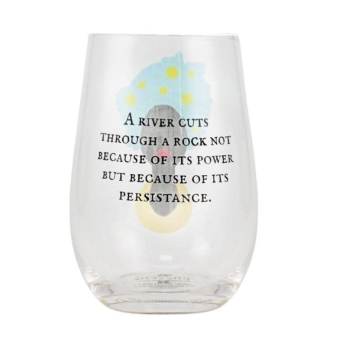 Stemless Bedazzled Wine Glass